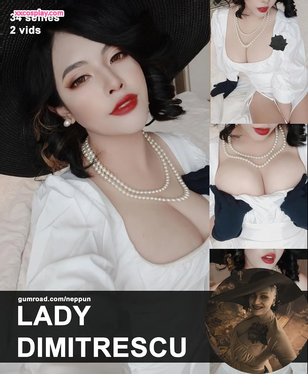 Neppu sebagai Lady Dimitrescu